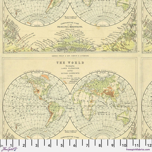 global map print on fabric