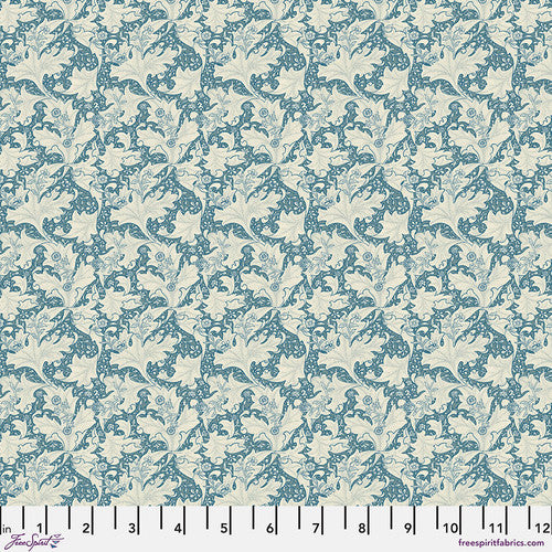 The Original Morris and Co- Emery Walker - Small Wallflower in Blue