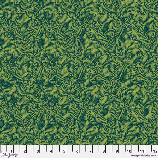 The Original Morris and Co- Bedford Park - Yew & Aril in Teal