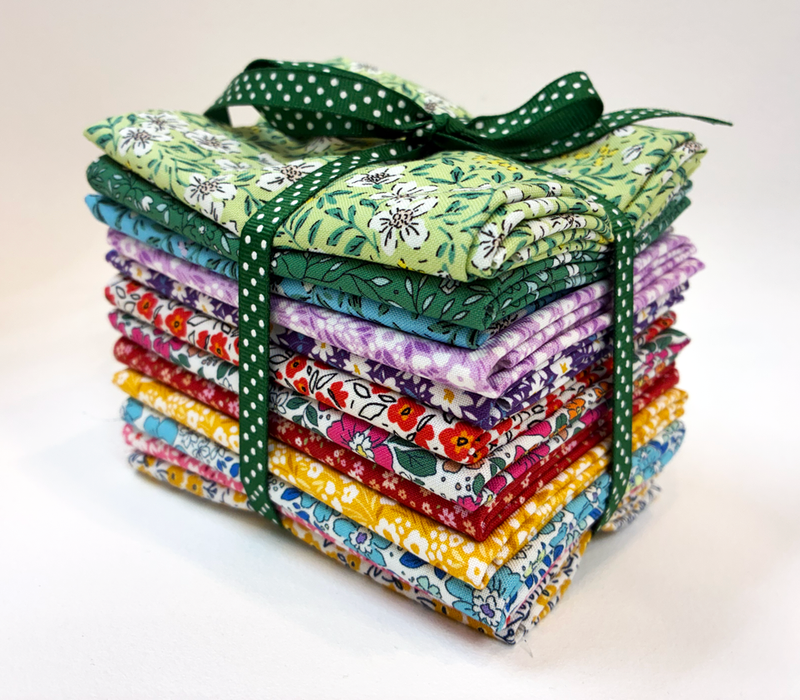 Designer Bundle -Pocket Posies by Figo Studio x 12 FQs or 13 HYs