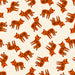 cartoon orange cats on a cream background
