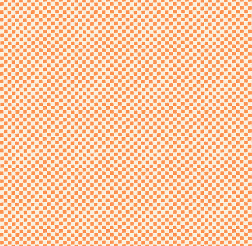 Pattern of small orange squares on a white background