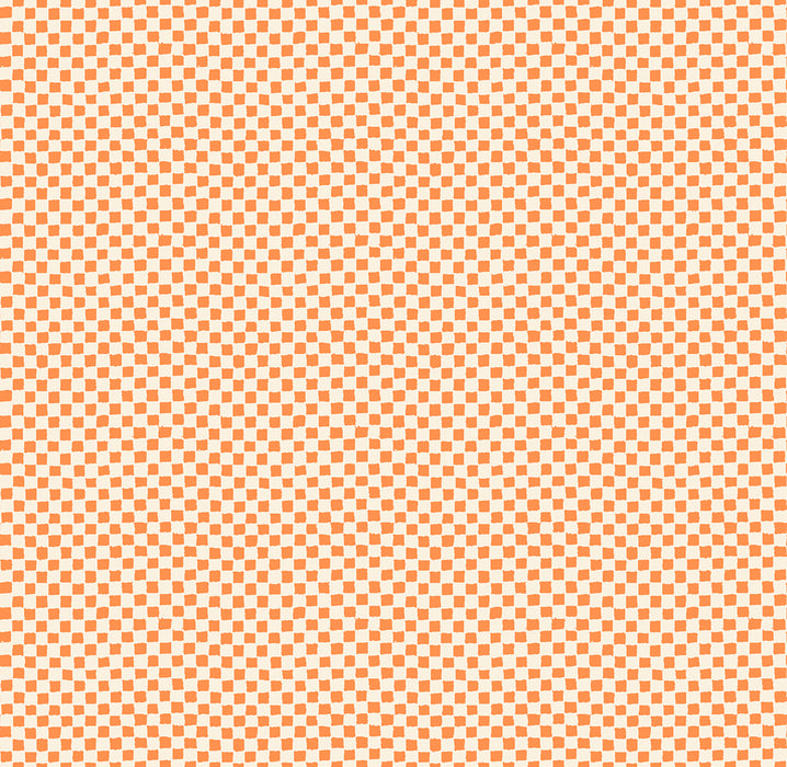 Pattern of small orange squares on a white background