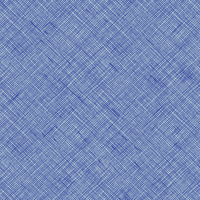 Blue fabric with a cross hatch blue on blue pattern
