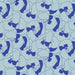 Pattern of blue and gray shapes on a blue background