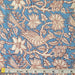 Indian Cotton 2025 - Jaipur Screen Printed Cotton Cambric - Peacock on Delft Blue