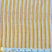 Indian Cotton 2025 - Jaipur Screen Printed Cotton Cambric - Yellow Stripe