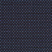 blue crosses woven through navy cotton fabric