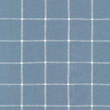 Essex Yarn Dyed Classics linen/cotton - check in chambray