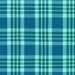 Plaid pattern with blue and green colors