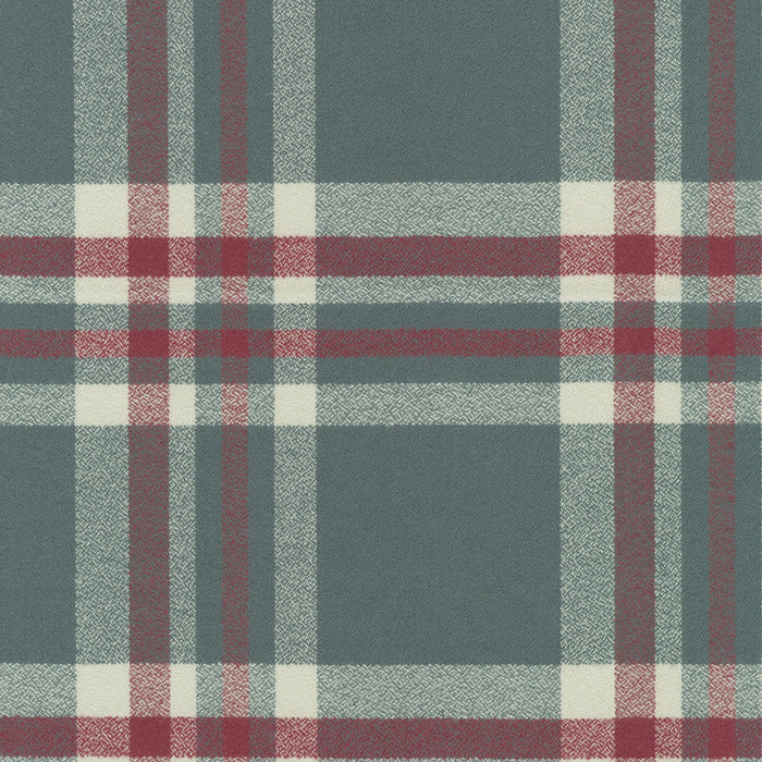 Plaid pattern fabric with green, red, and white colors
