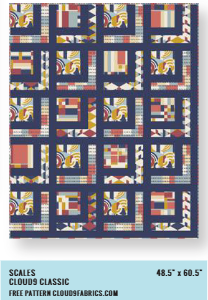 American Bold by Frank Lloyd Wright - Hoffman in Red/Navy