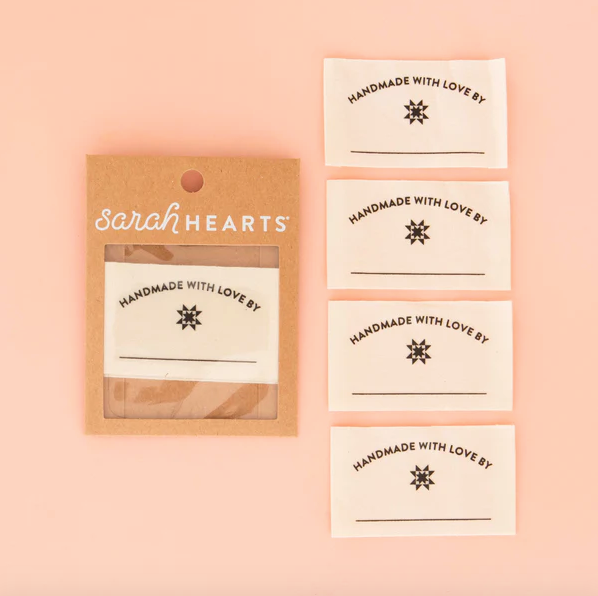 Sarah Hearts Labels - Handmade With Love By