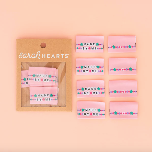 Sarah Hearts Labels - Made By Me