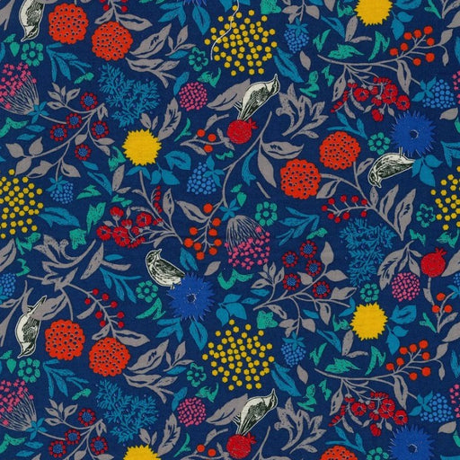 Echino for Kokka - Cotton/Linen Sheeting - Murmer in Colour C