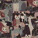 Kokka Lightweight canvas - CATS