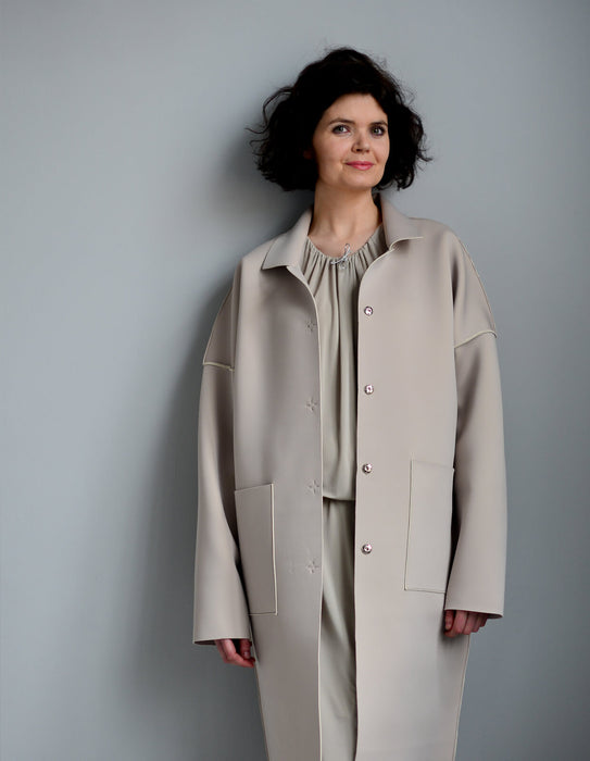 The Maker's Atelier - The Unlined Raw-edged Coat [Digital Download]