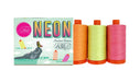 Neon Thread Kit by Aurifil - Three Large Spools
