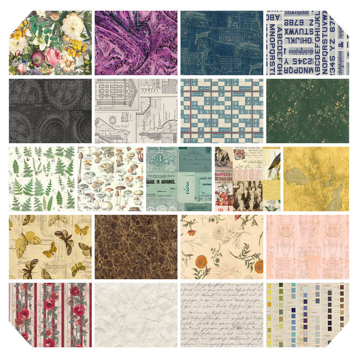 Designer Bundle - Palette Curated by Tim Holtz 21 fat quarters