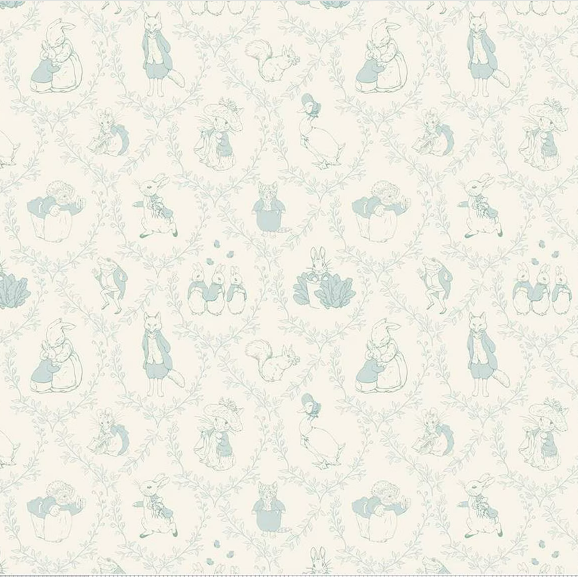 Peter Rabbit and Friends - Toile in Cloud