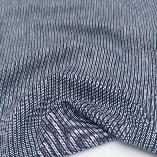 Verona Yarn-Dyed Linen/Cotton Stripe in Indigo