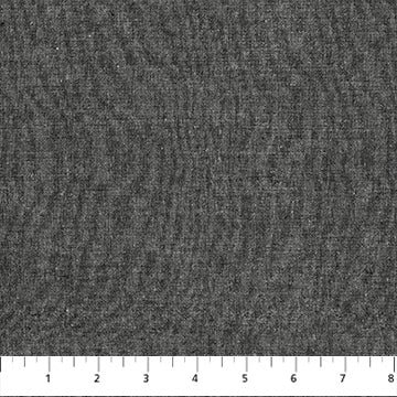 Yarn Dyed Woven Chambray - Black