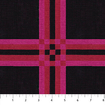 Anna Maria Textiles Narrative Cotton Wovens - Checkerboard Jacquard in Licorice