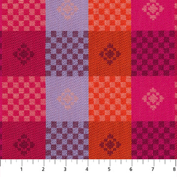 Anna Maria Textiles Narrative Cotton Wovens - Triple Gauze in Berry
