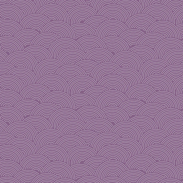 Camelot Fabrics - Mixology - Sashiko in Wildberry