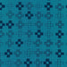 black printed crosses on deep teal background on quilting cotton