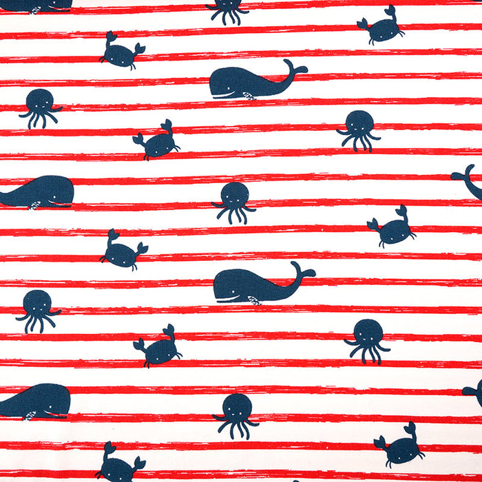 Organic jersey - Sea Stripes