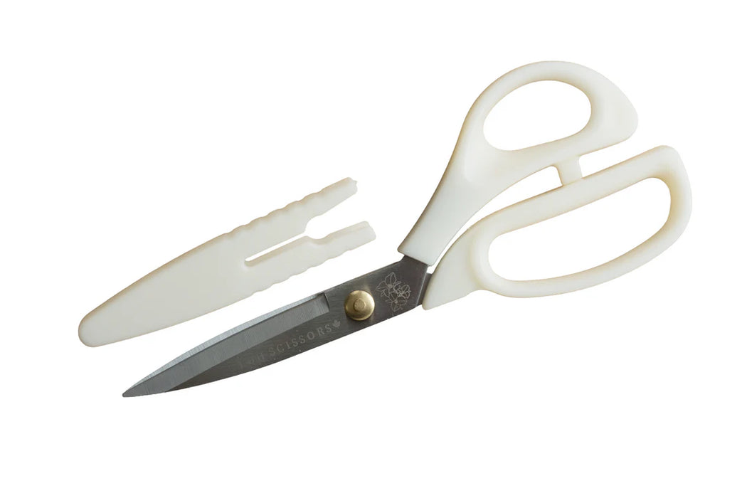 LDH Scissors - Bloom Series 8.5" Fabric Scissors White