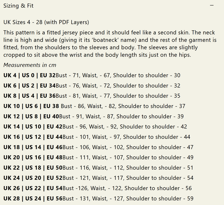 Modern Sewing Co - Boatneck Top [Digital Download]