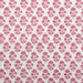 Fableism - Indian Block Prints: Cottage - Floral Stem in PInk