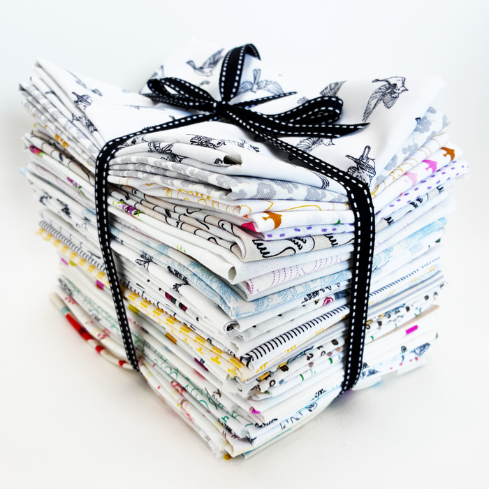 New Curated Big Low Volume Bundle - 32 Skinny Quarters - Various Designers