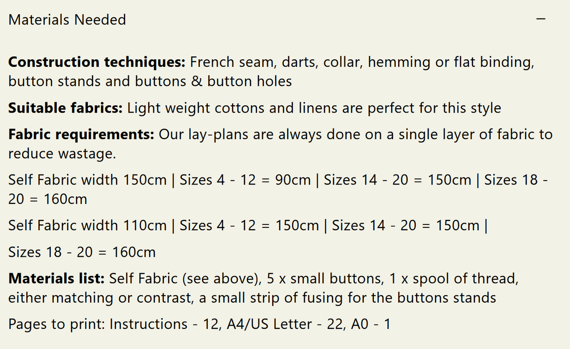 Modern Sewing Co - Cara Top [Digital Download]