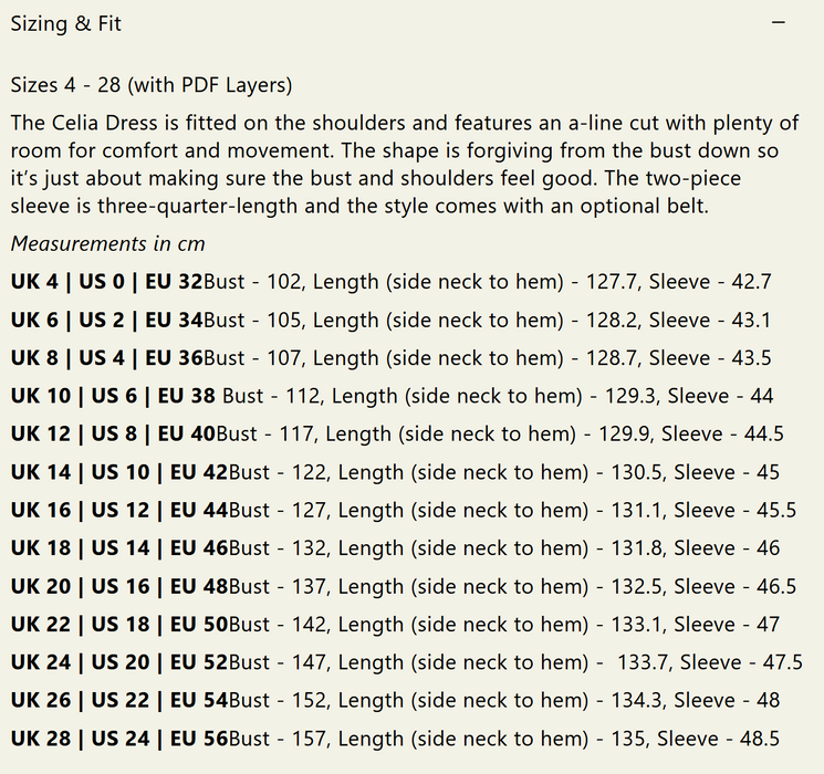 Modern Sewing Co - Celia Dress [Digital Download]