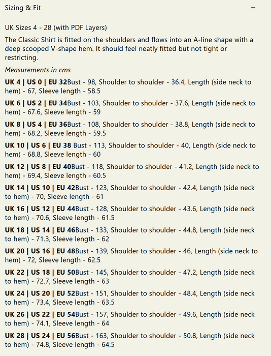 Modern Sewing Co - Classic Shirt [Digital Download]