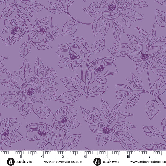 Color Me Pretty by Stephanie Organes - Flora in Lavender