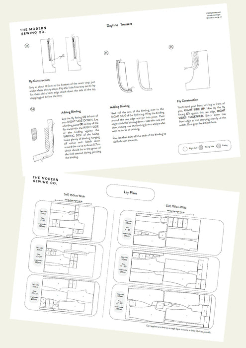 Modern Sewing Co - Daphne Trousers [Digital Download]
