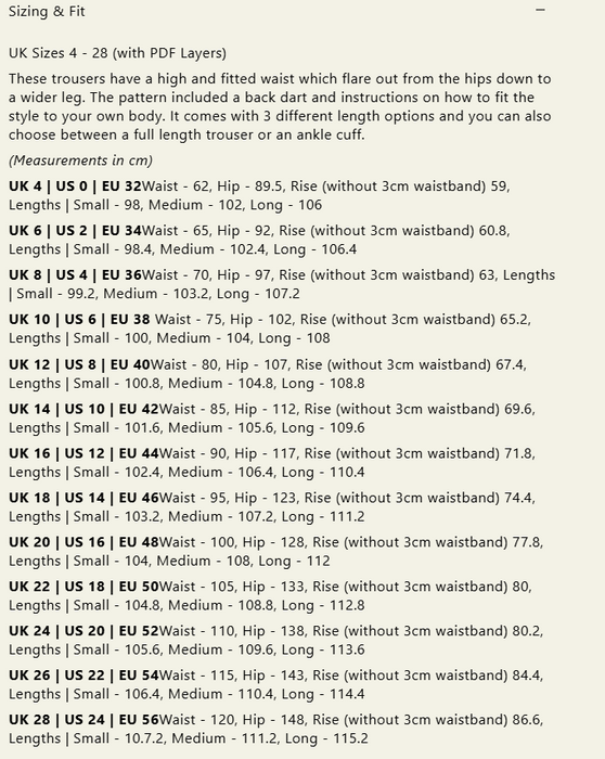 Modern Sewing Co - Daphne Trousers [Digital Download]