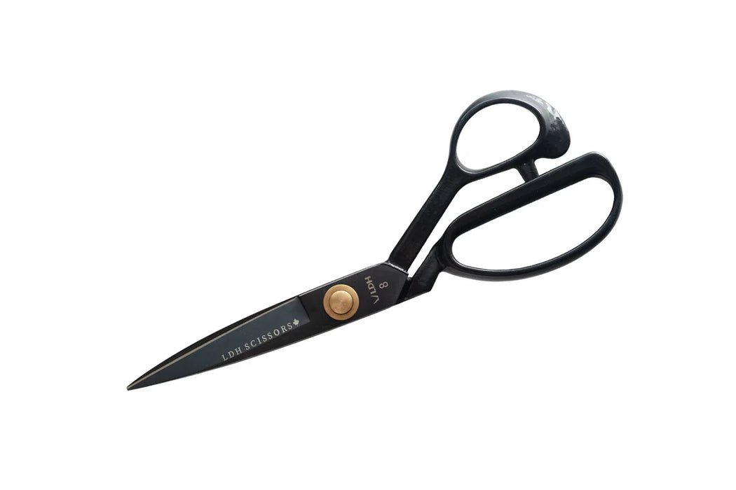 LDH Scissors - Midnight Edition Fabric Shears 9" Rubber Handle