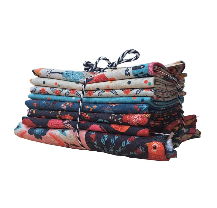 Designer Bundle - Fine Folk by Helen Black - 7 x FQs plus Panel