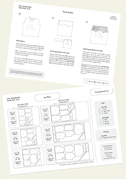 Modern Sewing Co - Frida Shirt [Digital Download]