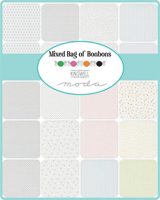 Mixed Bag of Bonbons by Jen Kingwell - Charm Pack 42 pieces