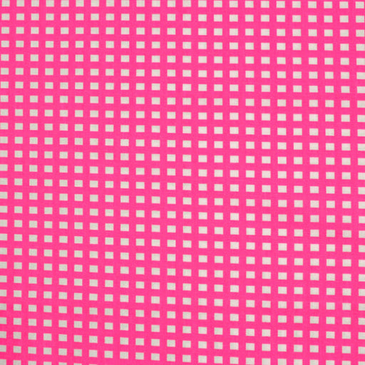 Westex neon checks and stripes - Checks in Neon Pink