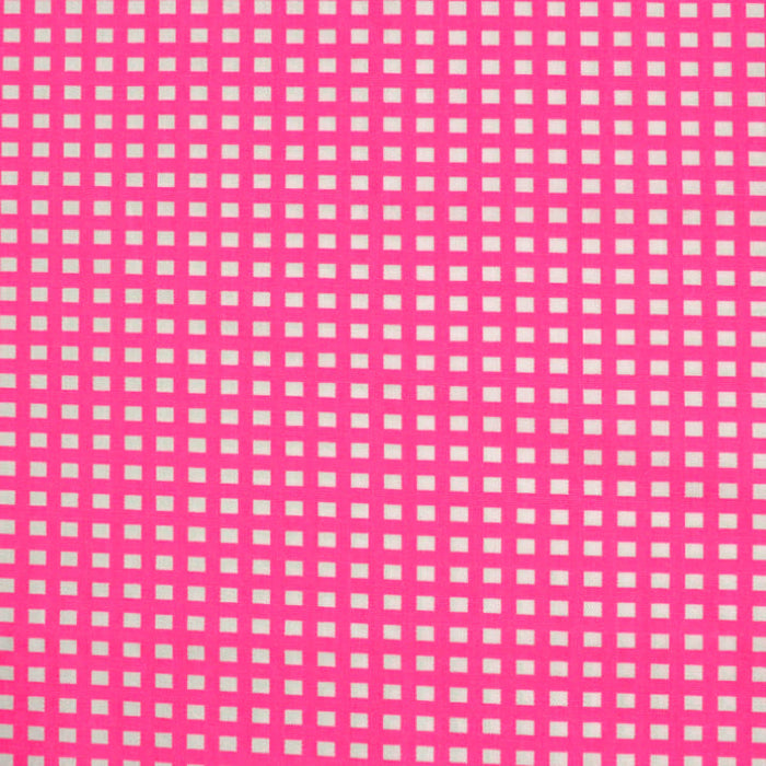 Westex neon checks and stripes - Checks in Neon Pink