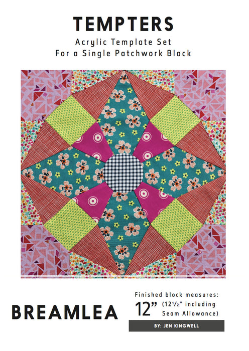 Jen Kingwell's Tempters - Breamlea Acrylic Template Set