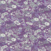 Kokka Flownny Lawn Poppy Mix in Grape