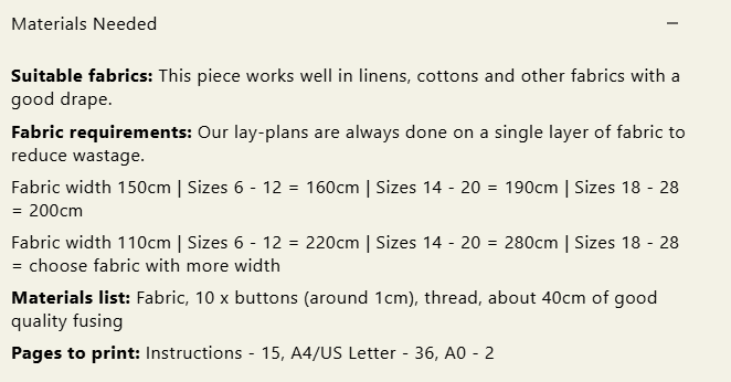 Modern Sewing Co - Leila Shirt [Digital Download]